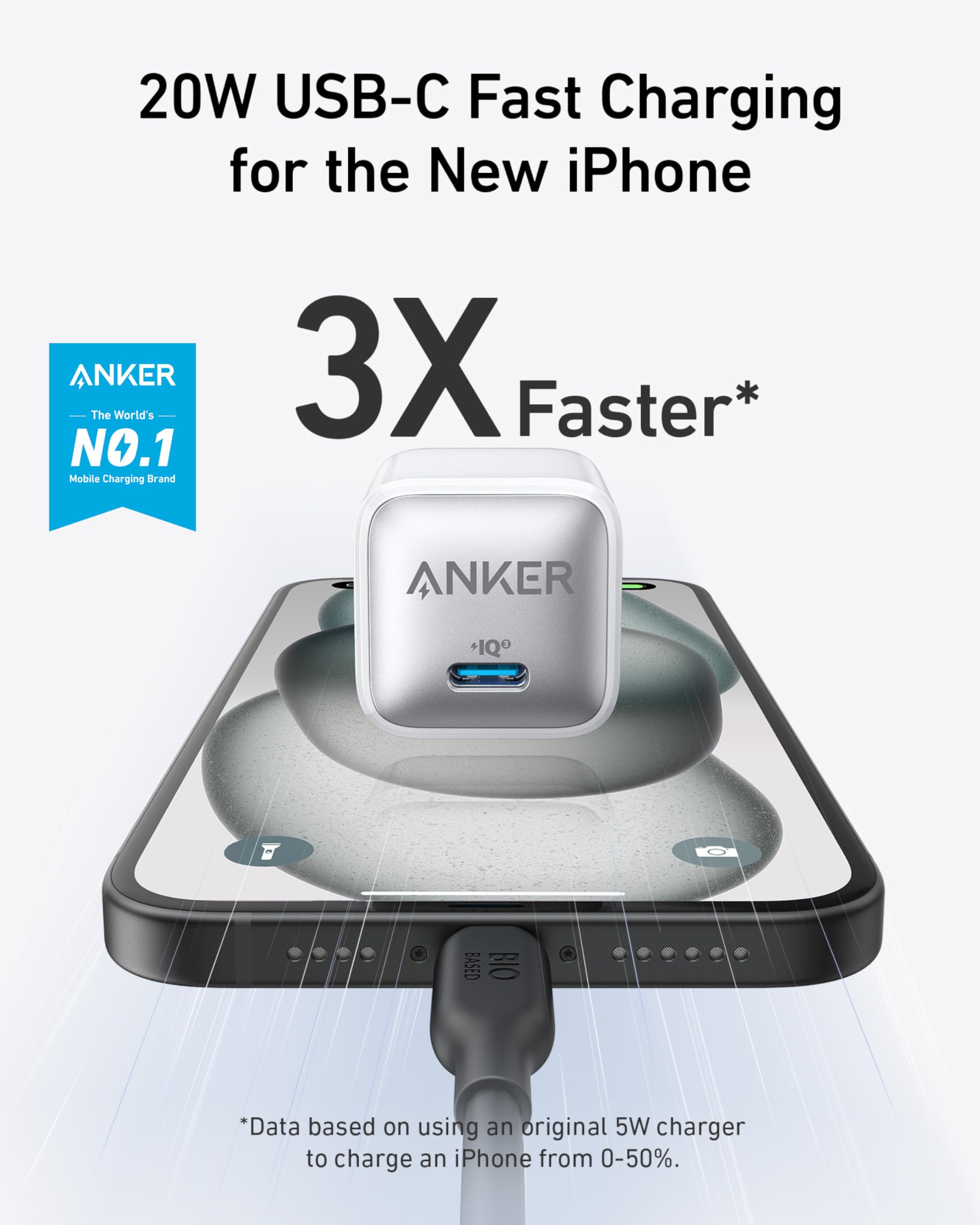 Amazon.com: Anker USB C Charger Block 20 with MagGo 2-in-1